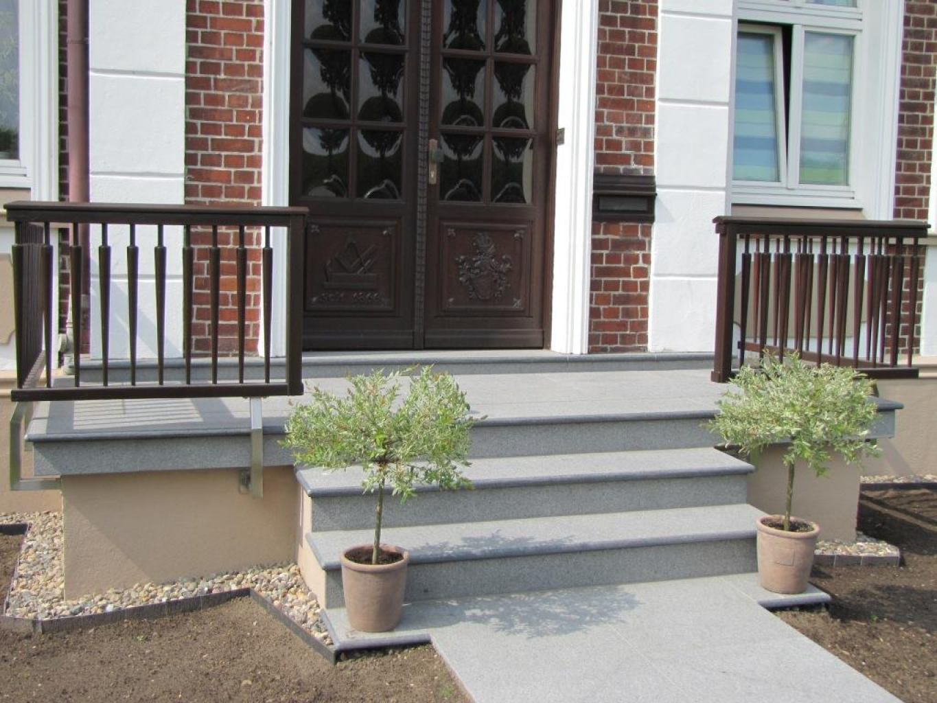 Klassische Außentreppe