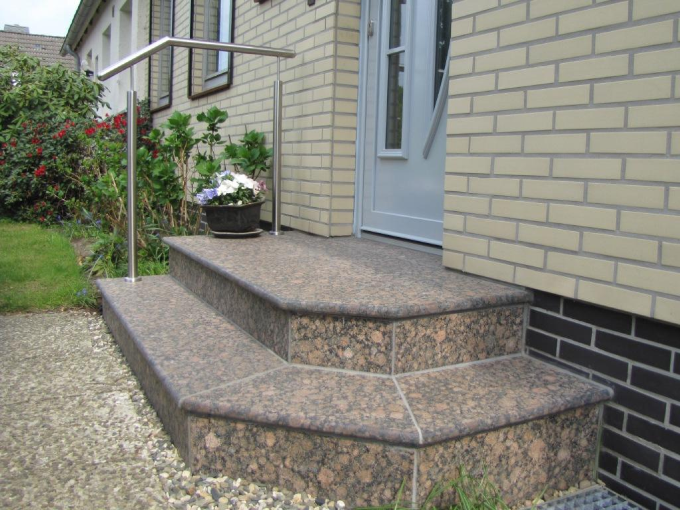 Exklusive Granittreppe