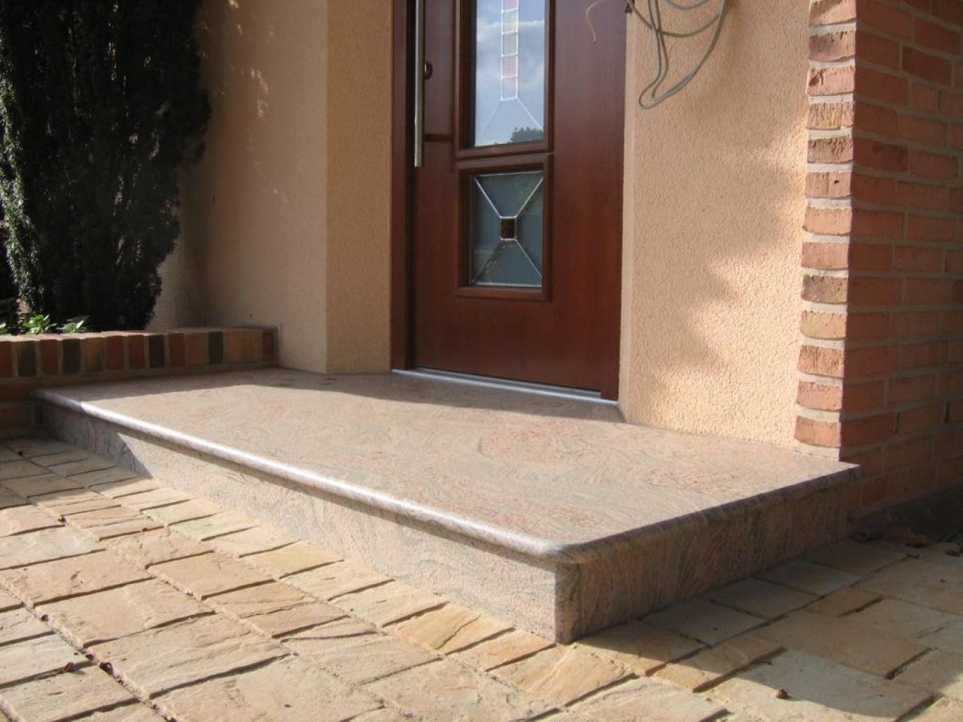 Eingangspodest ohne Stufen